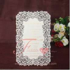 Bespoke Climbing Rose Laser Die Cut Wedding Invitations UK